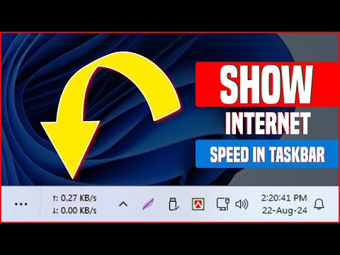 How to Show Internet Speed On The Taskbar Windows 11 & 10 Easily In 2024