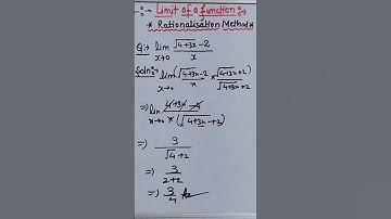 Limit of a rational function