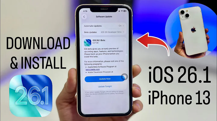 How to Download iOS 26.1 Beta on iPhone 13 - Install iOS 26.1 Beta in iPhone 13