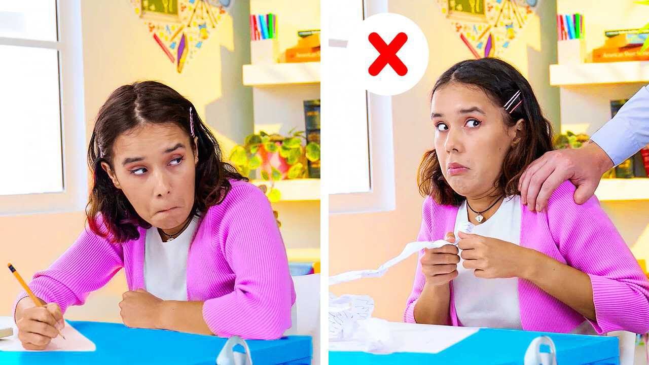 👩‍🏫 School Hacks and Trick for Clever Students YouTube