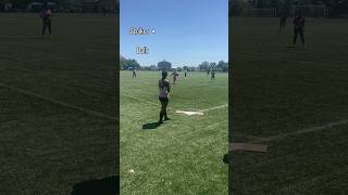 TurfWars | 😩😩😩 first pitch hit! #kickball #espn #highlights #viralvideo #shorts #soccer