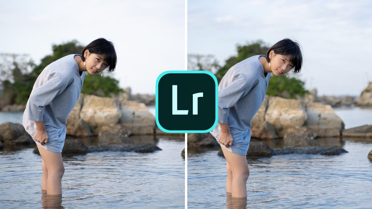 スマホでraw現像 Adobe Lightroomアプリチュートリアル 海で撮影したポートレート Youtube