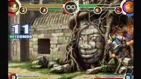 KOF XI Psycho Soldier Team 100% Combo WITH SOUND