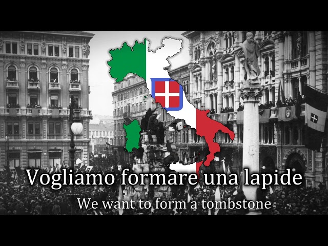 Inno a Oberdan (Hymn to Oberdan) Italian anti-Franz Song. class=