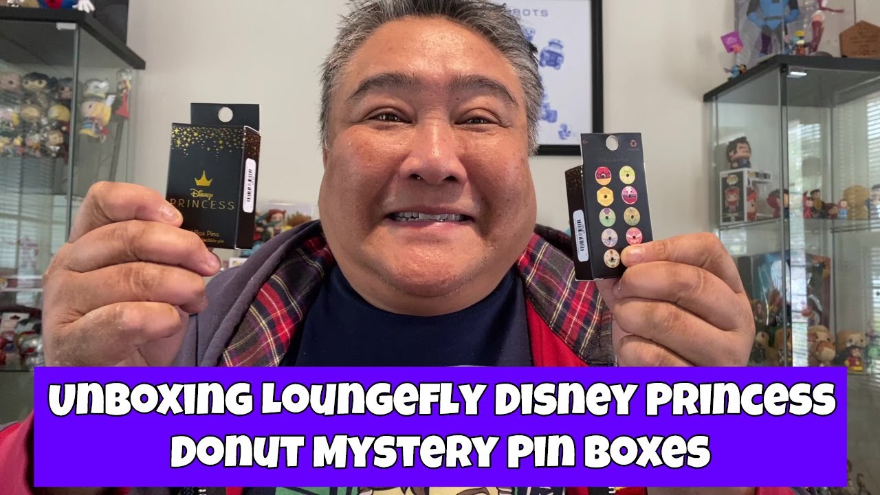 Unboxing Loungefly Disney Princess Donut Mystery Pin Boxes