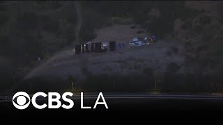 Mysterious sign draws attention along 101 Freeway in Hollywood Hills