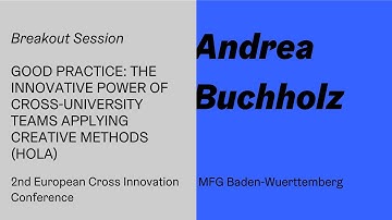 CIC2020 - Good practice: The innovative power of cross-university teams applying creative methods