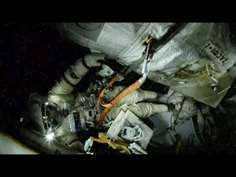 Spacewalk: ISS cosmonauts on extravehicular activity