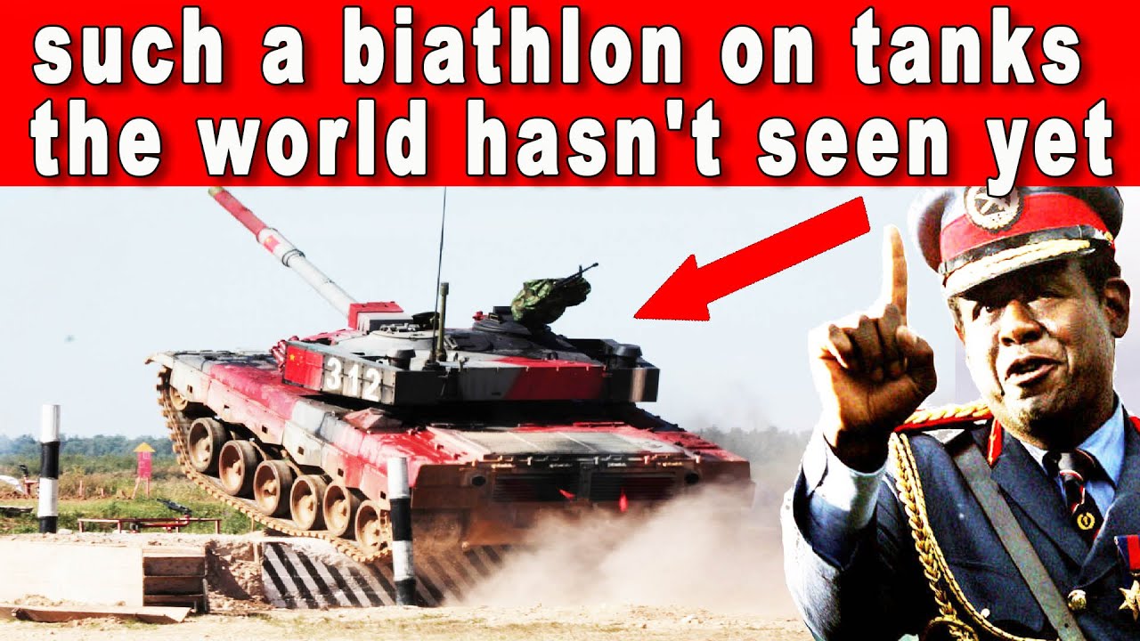 Tank biathlon final relay epic wrestling China Russia Belarus Uzbekistan