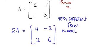 Basic Matrix Operations ( Discrete Mathematics )