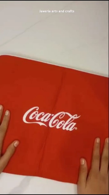 Organize My Stationary With Coca-Cola Bag #stationary #shorts #diy