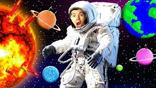 I Got TRAPPED In OUTER SPACE! (Playing Minecraft to Escape)