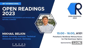 Open Readings 2023 - DAY 2 - Mikhail Belkin