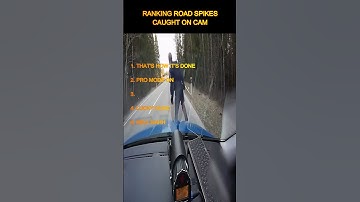 Did NOT See That Coming! 💥 Road Spikes FAIL 😳 #shorts #trending