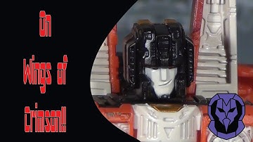 On Wings of Crimson!! Transformers Siege Redwing