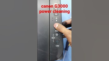 canon G3000 ink power flash head cleaning