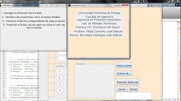 Eliminación de Gauss Simple