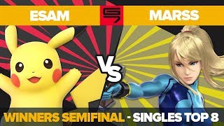 ESAM vs Marss - Winners Semifinal: Top 8 Ultimate Singles - Genesis 7 | Pikachu vs ZSS