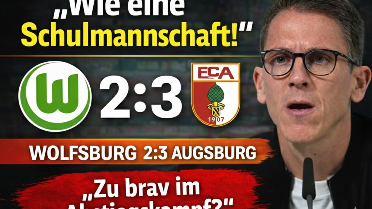 Daniel Bauer reagiert nach FC Augsburg 3-2 VfL Wolfsburg – „Schulmannschaft!“ | Interview