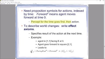 CS461 AI CH07 Lecture:  7.7:  Agents Based on Propositional Logic