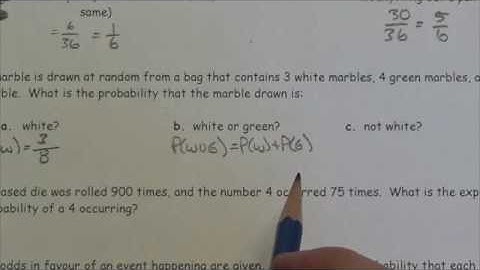 Math 30-2 Probability Review #2