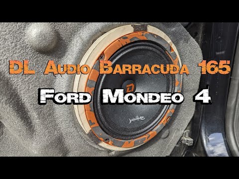 DL Audio Barracuda 165 на Ford Mondeo 4 замена штатной акустики.