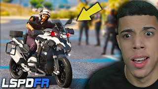 GTA V MOD POLICIA : ROCAM DE BMW 1200 GS na PERSEGUIÇÃO ÉPICA ( BLITZ POLICIAL )