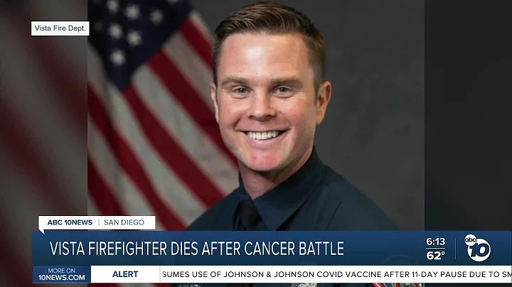 Vista firefighter dies after cancer battle