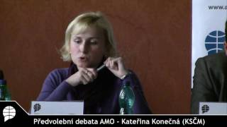 Předvolební debata (2/6) - Kateřina Konečná (KSČM)