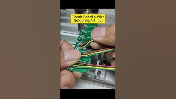 Circuit Board 4-Wire Soldering Artifact #solderingmachine #automaticsolderingmachine #soldering