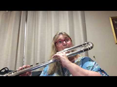 'After the Rain' for Solo Bass Flute by Karen Anne Lonsdale