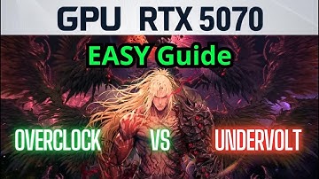 RTX 5070 Overclock vs Undervolt - Guide #undervolting #rtx5070