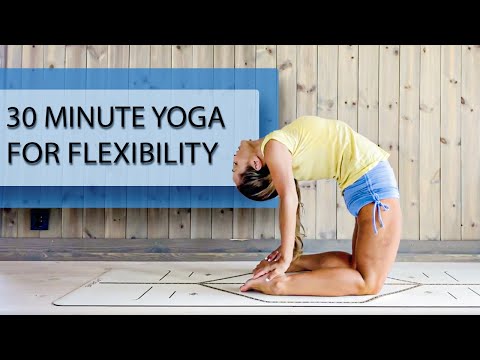 30 Minute Yoga for Flexibility — Open the Spine with Backbends and Twists