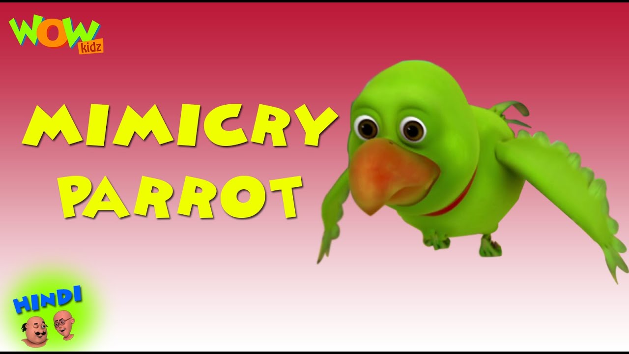 Mimicry Parrot -  Motu Patlu in Hindi WITH ENGLISH, SPANISH & FRENCH SUBTITLES