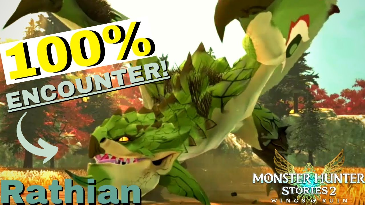 HOW TO GET RATHIAN EGG (100 ENCOUNTER) Monster Hunter Stories 2 YouTube