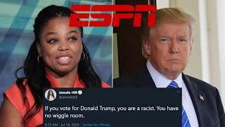 Espn employee jemele hill says all trump voters are racist