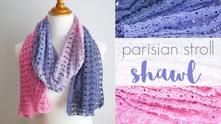 How To Crochet The Parisian Stroll Shawl