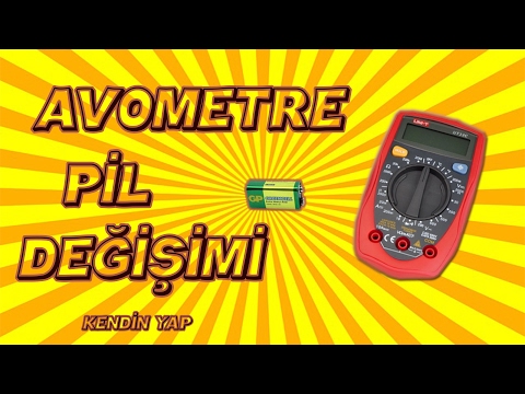 Avometre Pili Nasıl Değiştirilir [Kendin Yap]