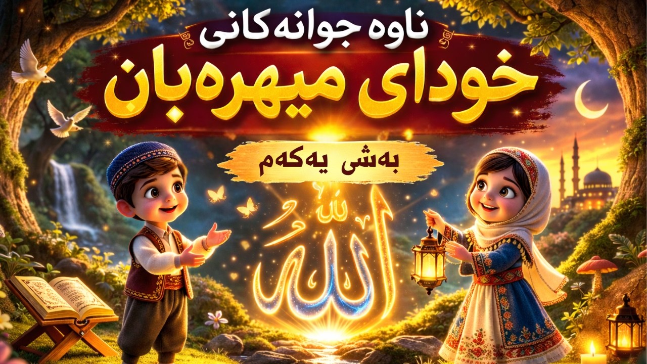 ناوە جوانەکانی خودای گەورە | بەشی یەکەم  Asma Al-Husna for Kids | Part 1 (1-20)