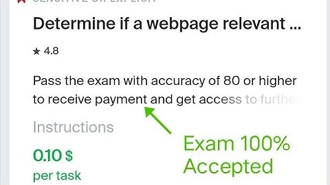 Determine if a webpage relevant to a query 0.10 Exam   100% Accepted Toloka Easy Task Earn Mony