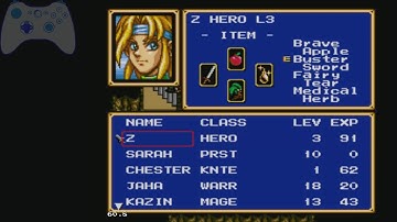 Shining Force 2 | Dwarven Village RNG Manip- FASTEST AND EASIEST SETUP 3 Valkyries 1 Mist Javelin