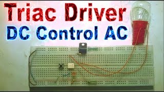 Triac driver circuit optocoupler