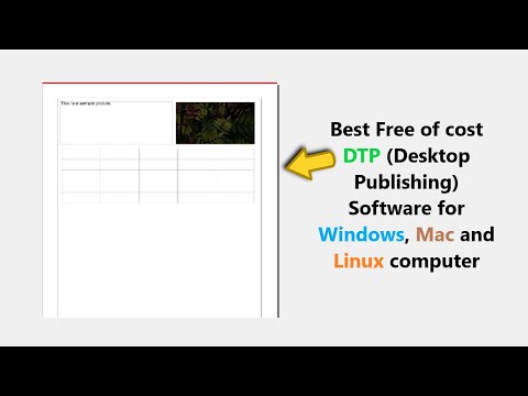 Best Free of cost DTP (Desktop Publishing) Software for Windows, Mac and Linux computer.