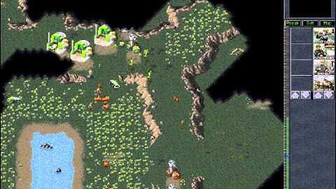 vid#45 C&C95 Tiberian Dawn CnCnet Multiplayer MattAttack vs. Elias