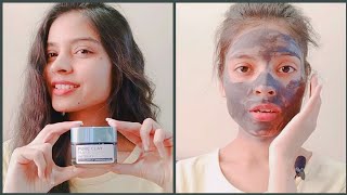 L'OREAL PURE CLAY MASK  REVIEW | LOREAL ACTIVATED CHARCOAL MASK Honest Review  | Secret Blossom