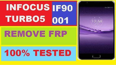 Infocus turbo5 ( if9001) frp remove