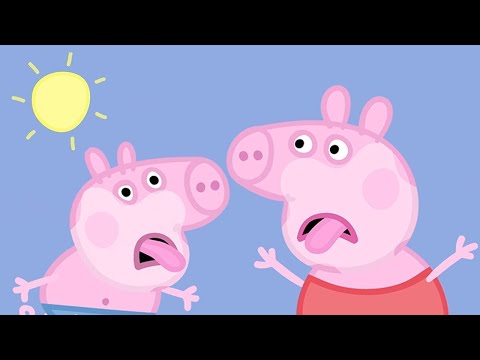 Peppa Pig in Hindi - Very Hot Day - Garmi ka Din - हिंदी Kahaniya - Hindi Cartoons for Kids