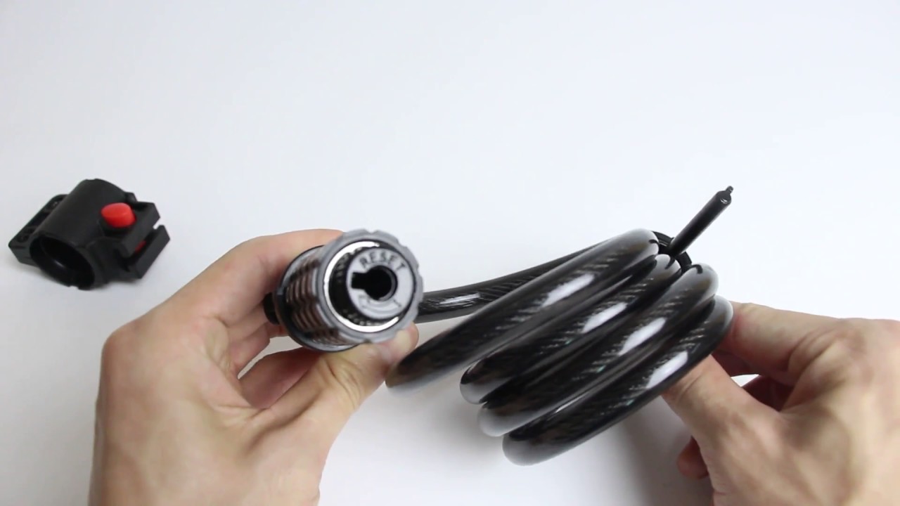 Installation Instruction For Security Cable Bike Lock Youtube
