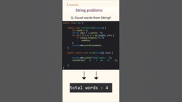 Count words from String in java #java #javawithvk #ai #fyp #code #coding #programming #learning