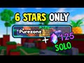 Beating purezone with only 6 stars easy 125 stardust  all star tower defense